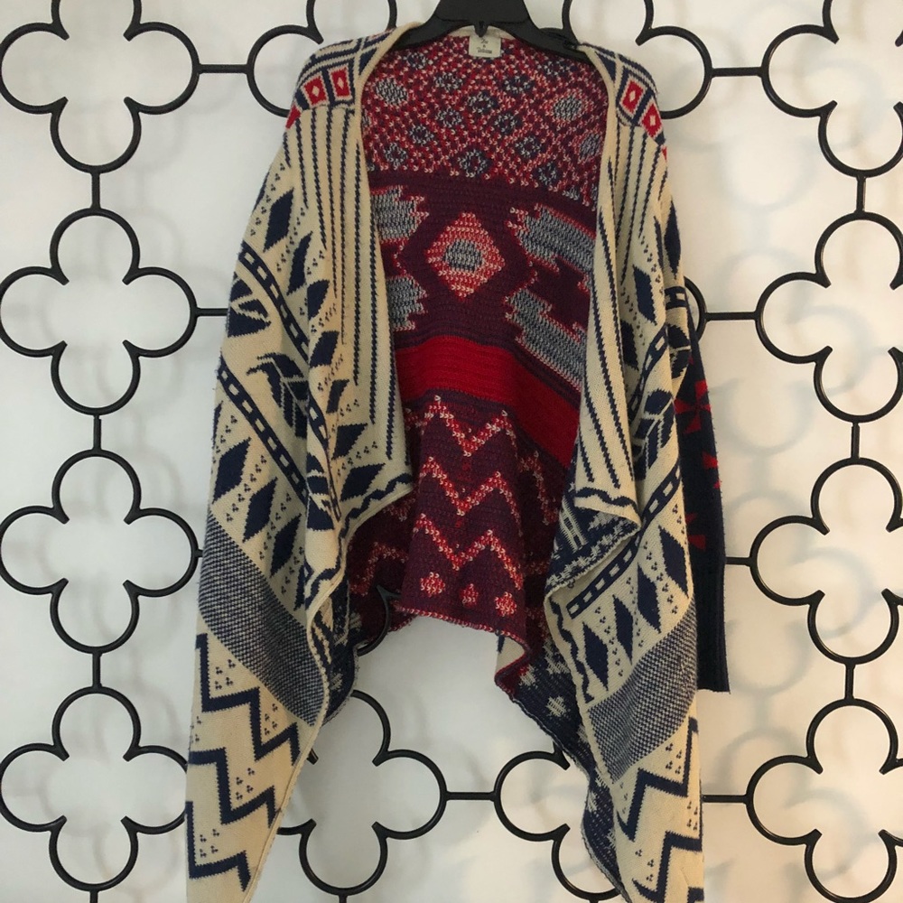 Hot & Delicious Aztec Print Cardigan Sweater